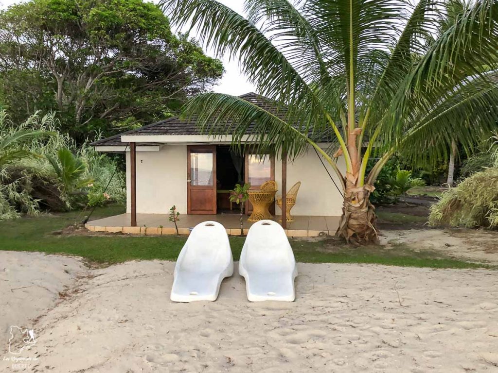 Mon bungalow sur l'île Raiatea dans mon article Polynésie française : palmarès d’un mois de voyage dans ces îles du Pacifique #polynesiefrancaise #polynesie #oceanie #voyage #paradis #mer #raiatea 