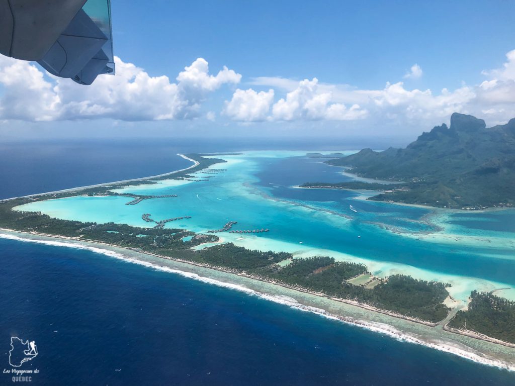 L'île et le lagon de Bora Bora dans mon article Polynésie française : palmarès d’un mois de voyage dans ces îles du Pacifique #polynesiefrancaise #polynesie #oceanie #voyage #paradis #mer #borabora 