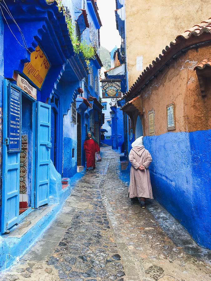 Chefchaouen, à visiter au Maroc dans notre article Itinéraire au Maroc : Que faire au Maroc et visiter en tant que femme #maroc #itineraire #voyageaufeminin #femme #voyage #chefchaouen