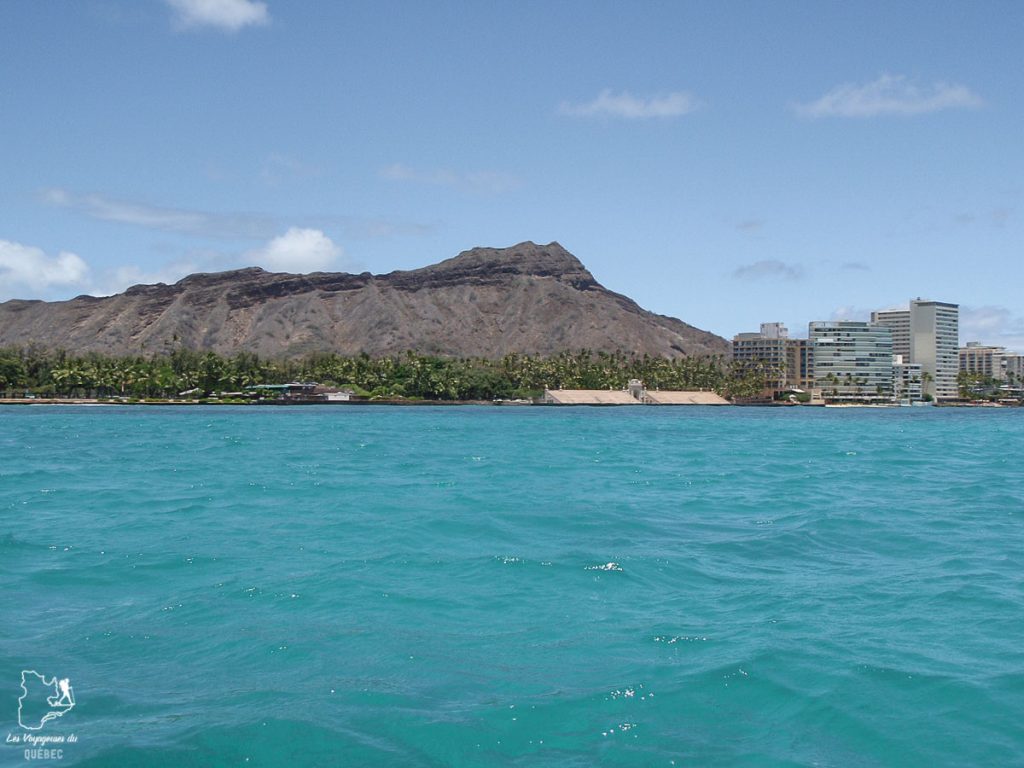 Plage de Waikiki à Hawaii dans notre article Waikiki à Hawaii en 10 coups de coeur : destination plage et surf d'Oahu #waikiki #hawaii #oahu #voyage #surf #plage
