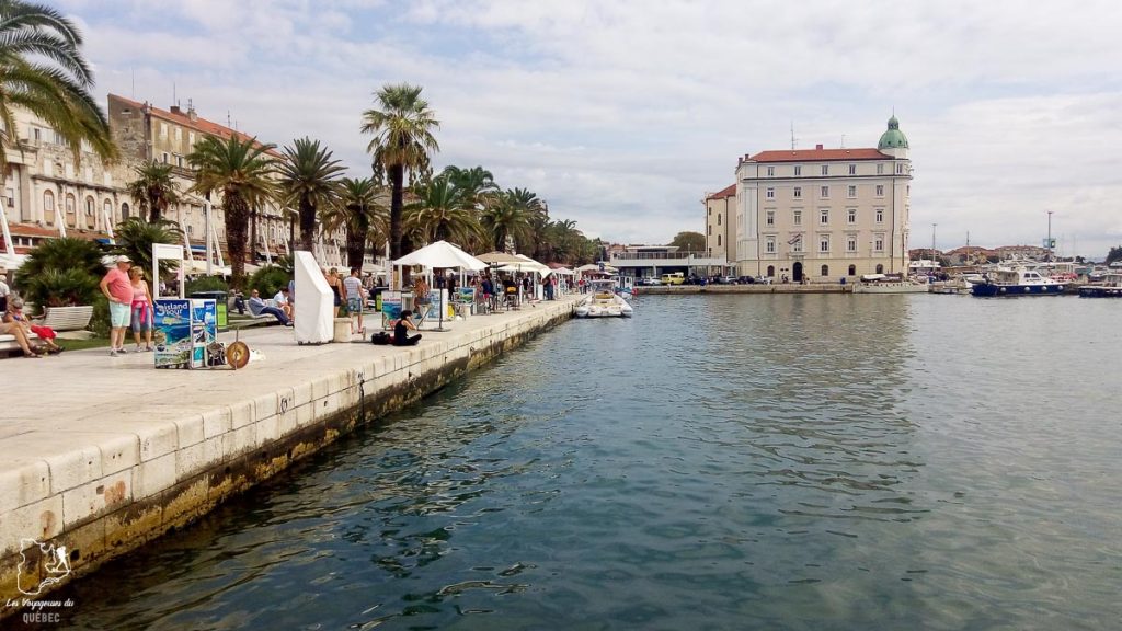Le port de Split dans notre article Visiter la Croatie : Où aller et que faire en Croatie entre Zadar à Dubrovnik #croatie #balkans #europe #voyage #split