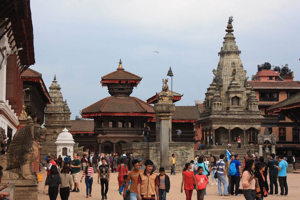 La ville de Bhaktapur au Népal dans notre article Visiter le Népal : Que faire au Népal en 5 semaines de voyage #nepal #asie #voyage #bhaktapur