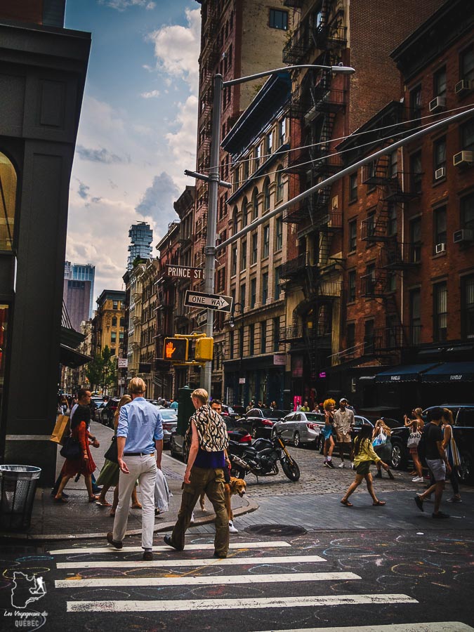 Quartier de Soho dans Manhattan à New York dans notre article Manhattan à New York : exploration urbaine des quartiers de Manhattan #newyork #ville #usa #manhattan #etatsunis #amerique #citytrip #soho