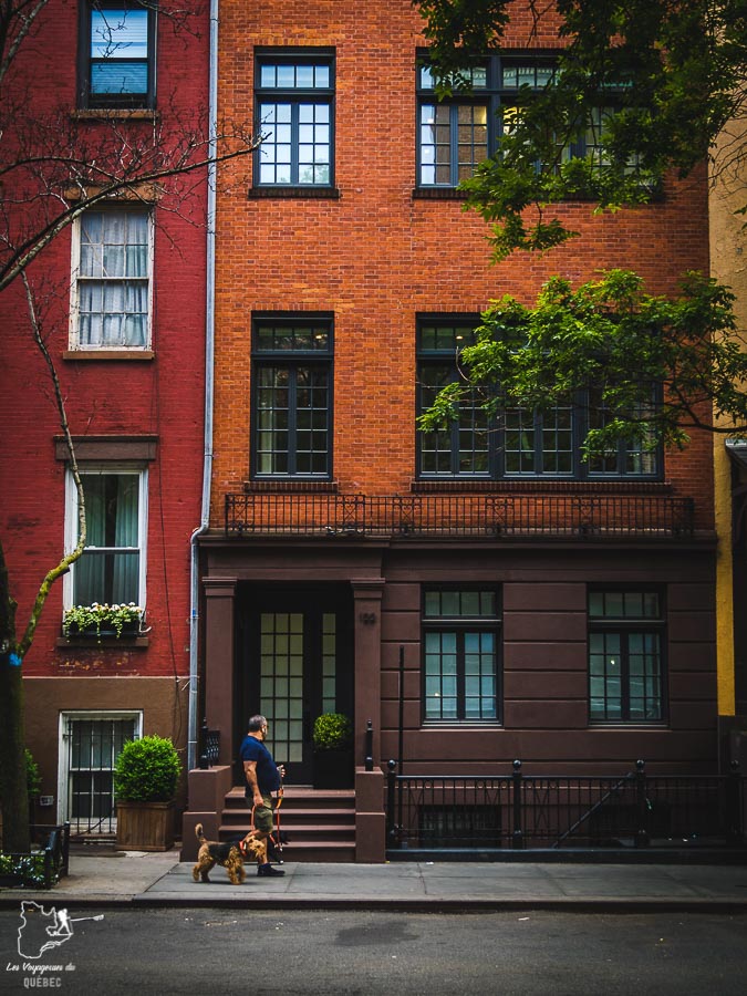 Quartier résidentiel de Greenwich Village dans Manhattan à New York dans notre article Manhattan à New York : exploration urbaine des quartiers de Manhattan #newyork #ville #usa #manhattan #etatsunis #amerique #citytrip #greenwichvillage