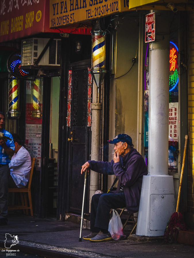 Quartier de Chinatown dans Manhattan à New York dans notre article Manhattan à New York : exploration urbaine des quartiers de Manhattan #newyork #ville #usa #manhattan #etatsunis #amerique #citytrip #chinatown