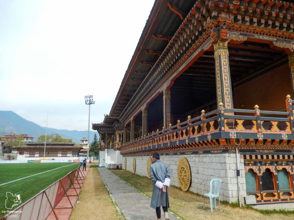Le stade de Thimphu, un endroit à visiter au Bhoutan dans notre article Visiter le Bhoutan : Voyage dans ce petit royaume enchanteur hors du temps #bhoutan #asie #voyage