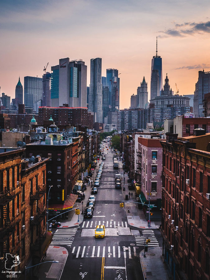 Points de vue de New York depuis le Manhattan Bridge dans notre article Les meilleurs points de vue de New York et endroits pour photographier la ville #newyork #usa #etatsunis #vue #panoramique #pointsdevue
