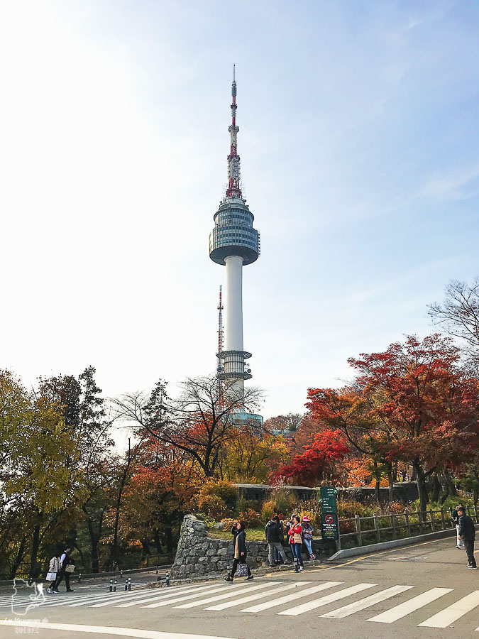 Mont Namsan et sa tour à visiter à Séoul dans notre article Visiter Séoul : Que faire à Séoul, la capitale de la Corée du Sud #seoul #coreedusud #asie #voyage