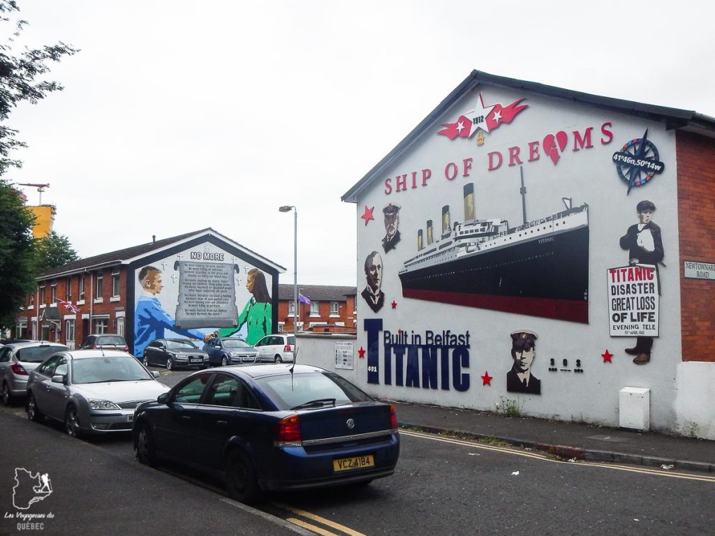 Murale sur le Titanic à Belfast dans notre article Visiter Belfast en Irlande du Nord : que faire à Belfast, un musée à ciel ouvert #belfast #irlandedunord #royaumeunis #voyage #citytrip #europe