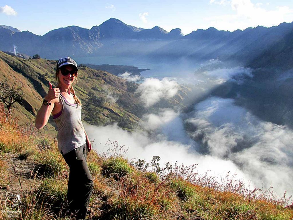 Paysage magnifique lors du trekking sur le volcan Rinjani à Lombok dans notre article Trekking au Rinjani : Mon ascension du volcan Rinjani à Lombok en Indonésie #rinjani #volcan #trekking #randonnee #lombok #indonesie