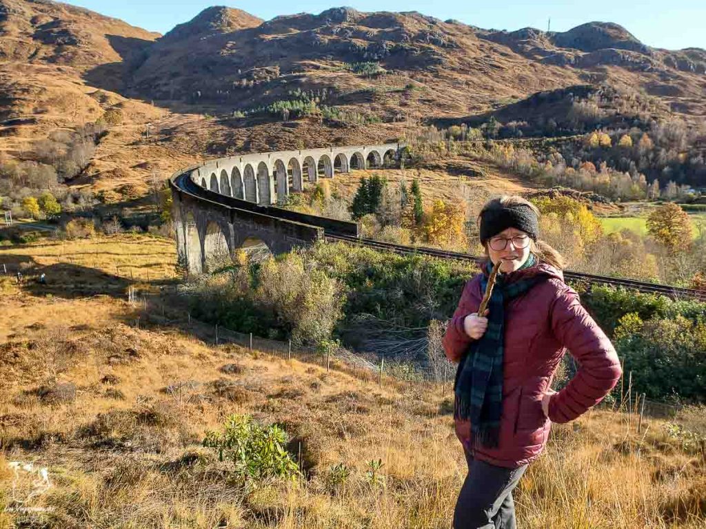 Viaduc de Glenfinnan dans les Highlands en Écosse dans notre article Road trip en Écosse : Une semaine de road trip sportif et gastronomique #ecosse #roadtrip #europe #grandebretagne #royaumeunis #voyage