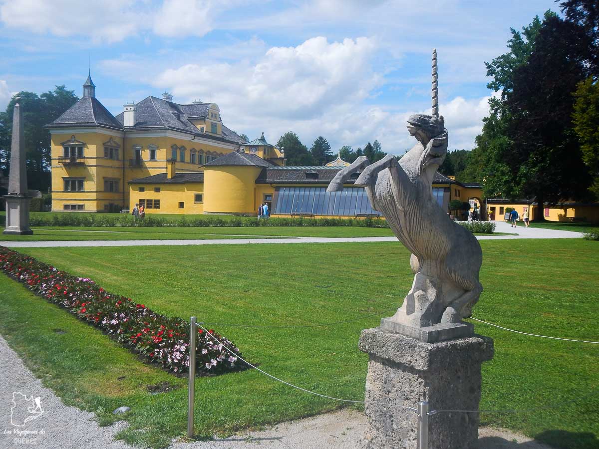 Le château Hellbrunn Salzbourg dans les Alpes autrichiennes dans notre article Voyage dans les Alpes autrichiennes en été, ces belles montagnes d’Autriche #alpes #autriche #alpesautrichiennes #montagnes #voyage #europe
