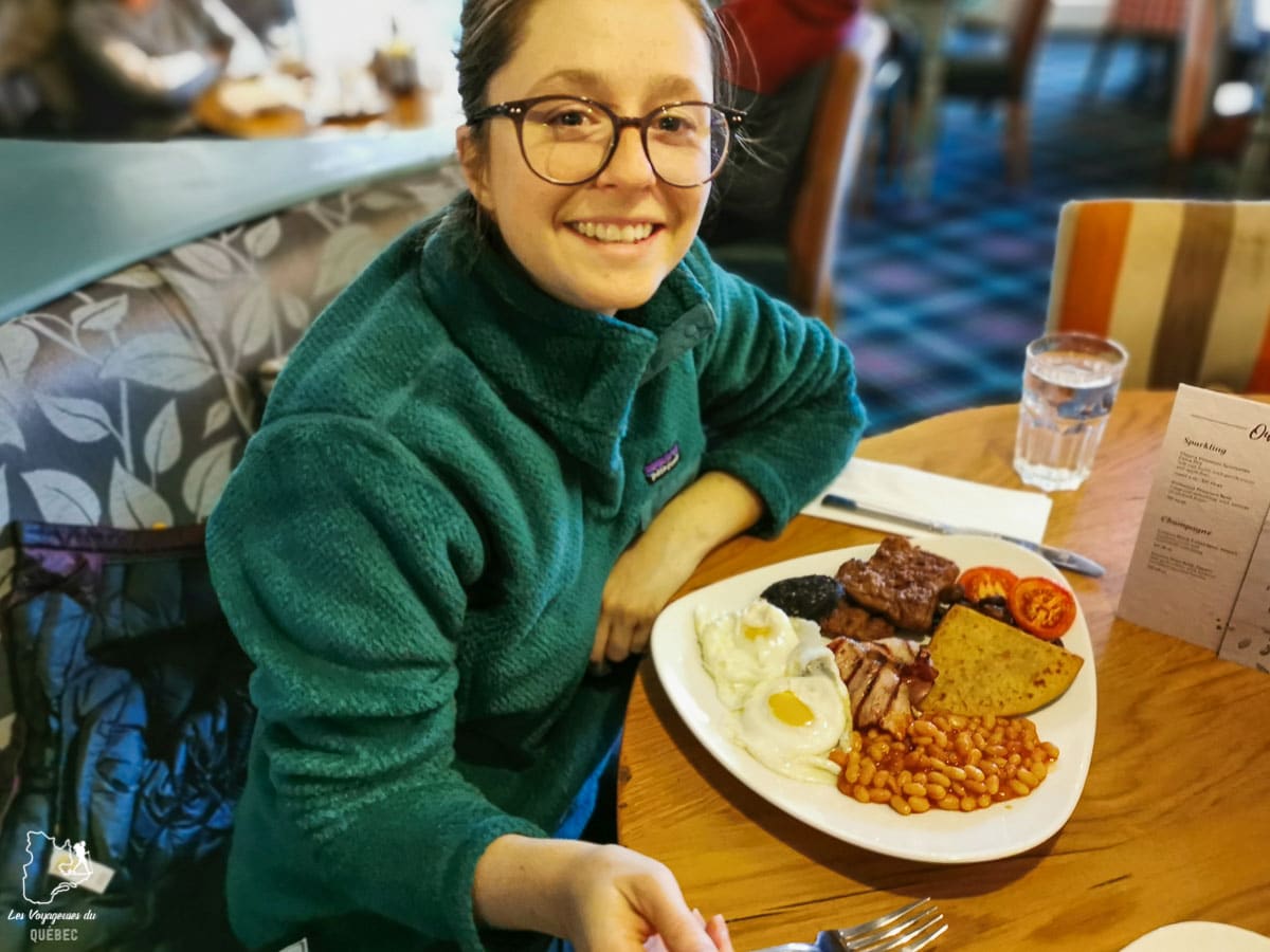Déjeuner écossais, à tester lors d'un voyage gourmand en Écosse dans notre article Road trip en Écosse : Une semaine de road trip sportif et gastronomique #ecosse #roadtrip #europe #grandebretagne #royaumeunis #voyage