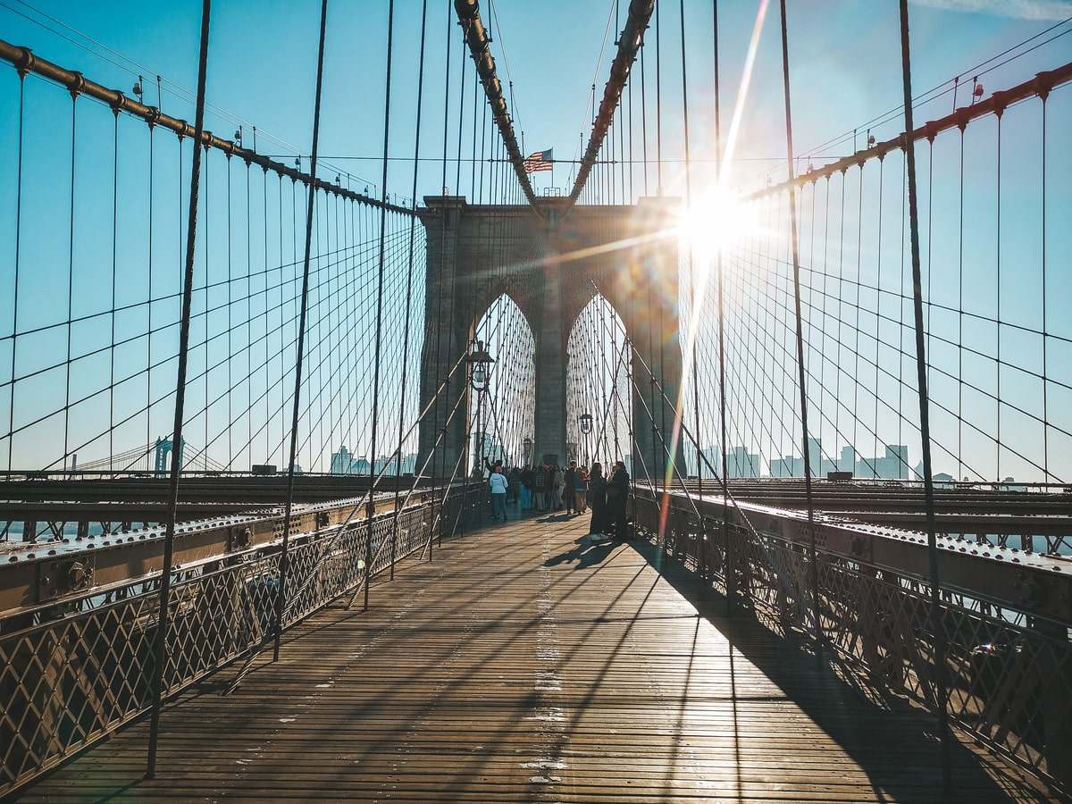 Pont de Brooklyn à New York dans notre article Mes astuces pour célébrer le Nouvel An à New York #NewYork #NYC #USA #NouvelAn #NewYear