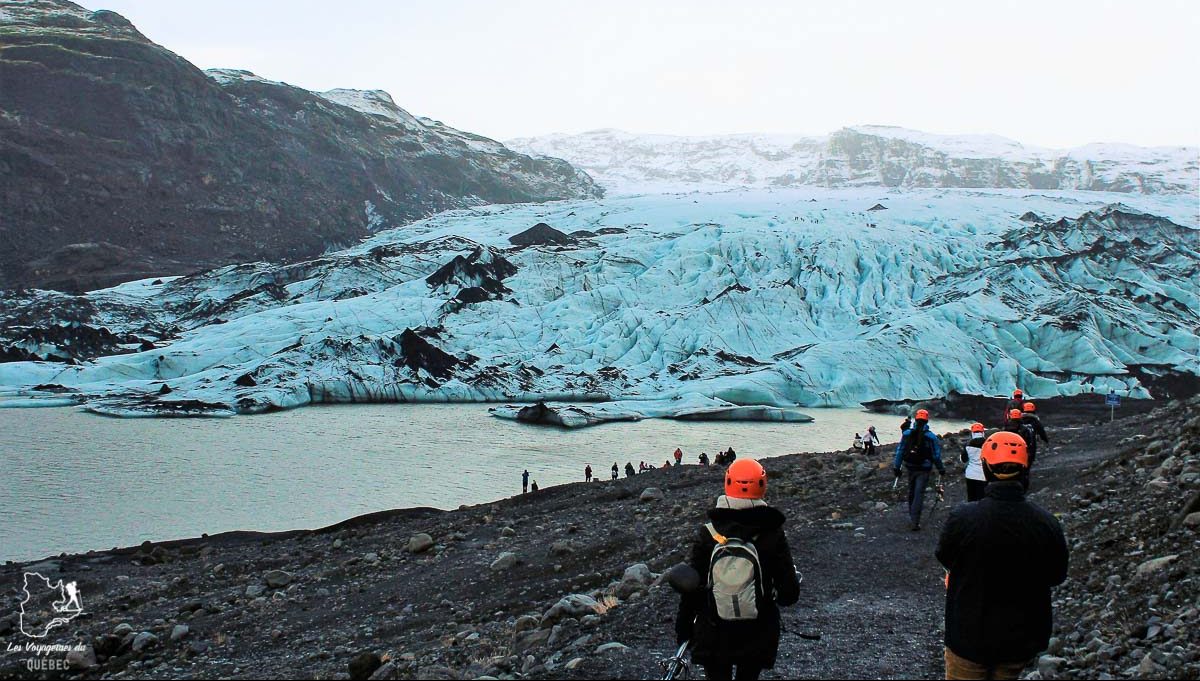Le glacier Solheimajokull, mon coup de coeur visité en Islande dans notre article Visiter l’Islande : quoi faire et voir en 4 jours seulement #islande #europe #voyage