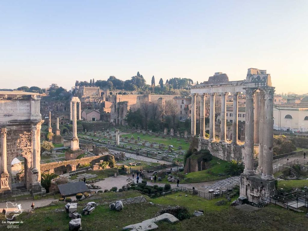 Le Forum Romain, à visiter à Rome en 4 jours dans notre article Visiter Rome en 4 jours : Que faire à Rome, la capitale de l’Italie #rome #italie #europe #voyage