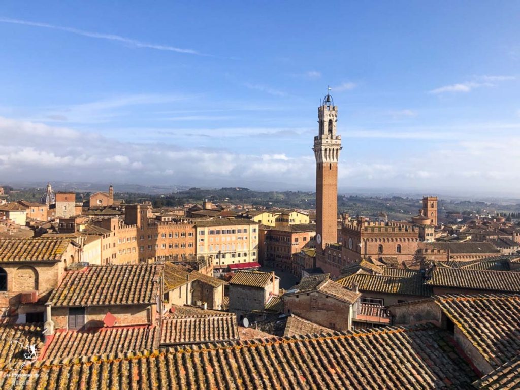La vue sur Sienne du belvédère Facciatone dans notre article Visiter la Toscane en Italie : Mes incontournables de que faire et voir en 10 jours #toscane #italie #europe #voyage #itineraire #sienne