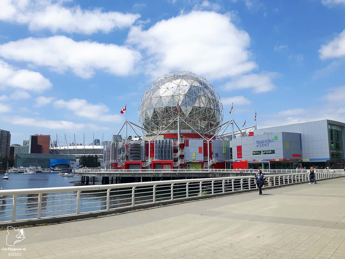 Science World de Vancouver dans notre article Visiter Vancouver au Canada : Mon top 10 de quoi faire et voir dans cette ville #vancouver #canada #voyage #amerique