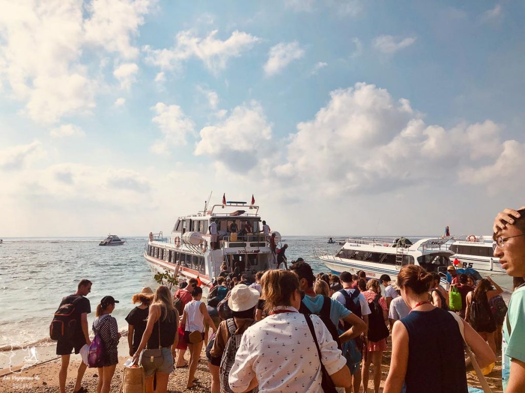 Speed boat de Sanur à Nusa Lembongan dans notre article Voyage à Bali : 1 mois à visiter Bali en Indonésie entre découvertes et farniente #bali #indonesie #asie #voyage #ile