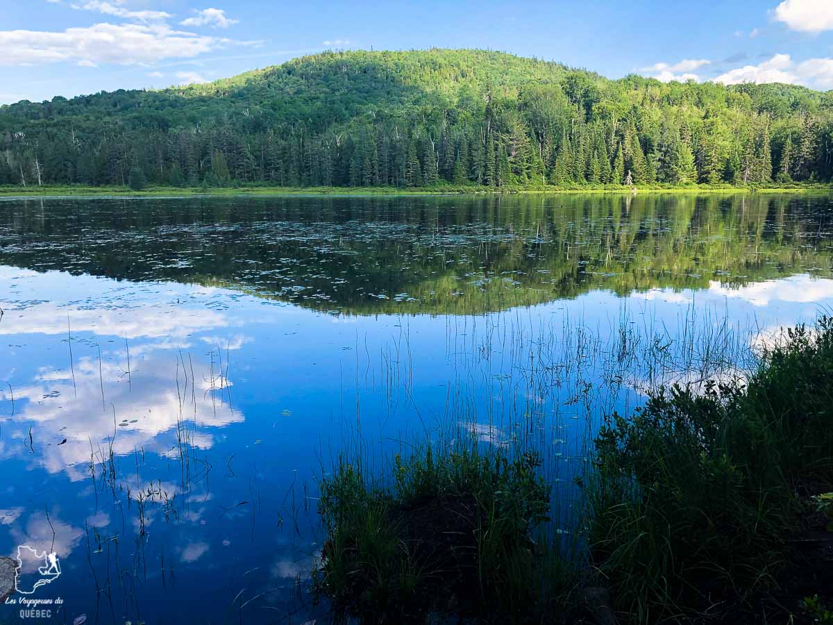 Lac Pelletier sur le Sentier de la Matawinie dans notre article Randonnée dans Lanaudière : 100 km sur le sentier national (sentier de la Matawinie) #randonnee #lanaudiere #matawinie #sentiernational #quebec #canada