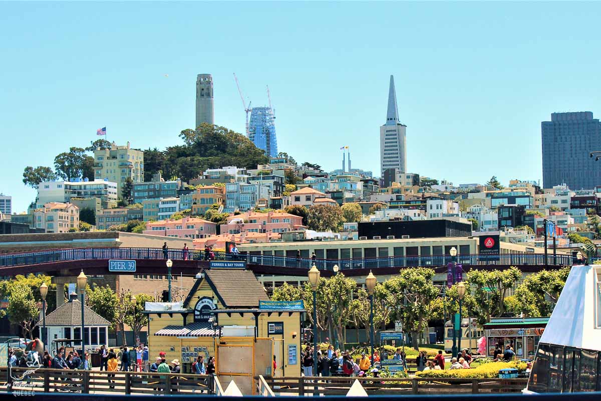 Pier39 dans la ville de San Francisco dans notre article Villes de la Californie : une semaine à San Francisco, Los Angeles et San Diego #californie #usa #etatsunis #voyage #losangeles #sanfrancisco #sandiego