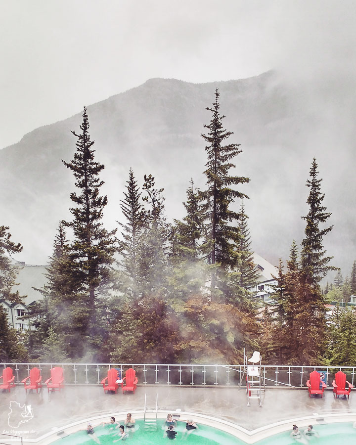 Hot springs de Banff en Alberta dans notre article Road trip vers l’ouest du Canada : mon itinéraire vers la Vallée de l'Okanagan #ouestcanada #ouestcanadien #roadtrip #canada #voyage