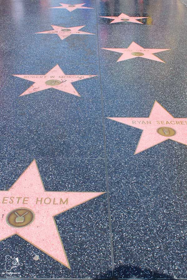 Étoiles de Hollywood sur Walk of Fame à Los Angeles dans notre article Visiter Los Angeles aux USA : Que voir et que faire à Los Angeles en 3 jours #losangeles #californie #usa #etatsunis #voyage