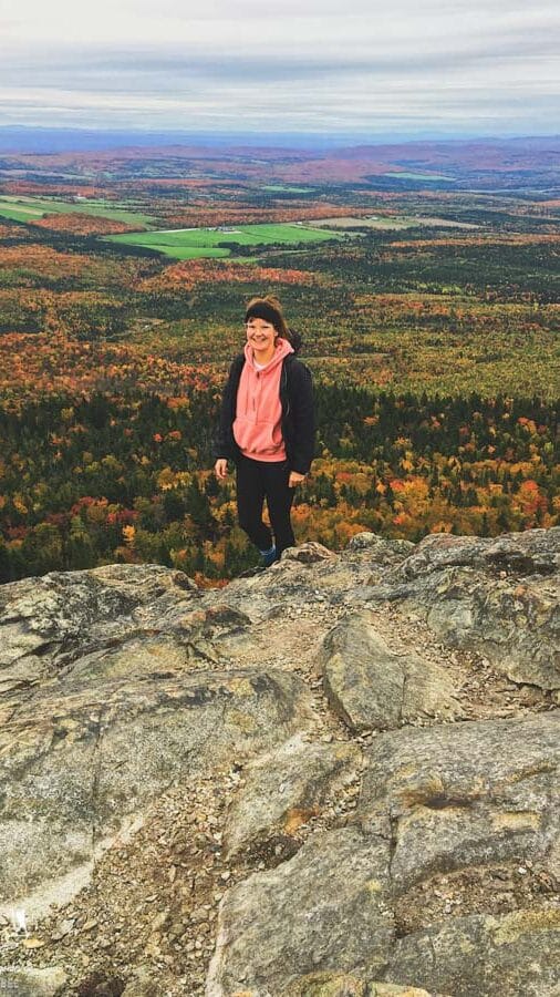 Randonnée pédestre en automne au Mont-Ham dans notre article La randonnée au Québec : 8 randonnées pédestres au Québec testées et approuvées #randonnee #randonneepedestre #quebec #canada