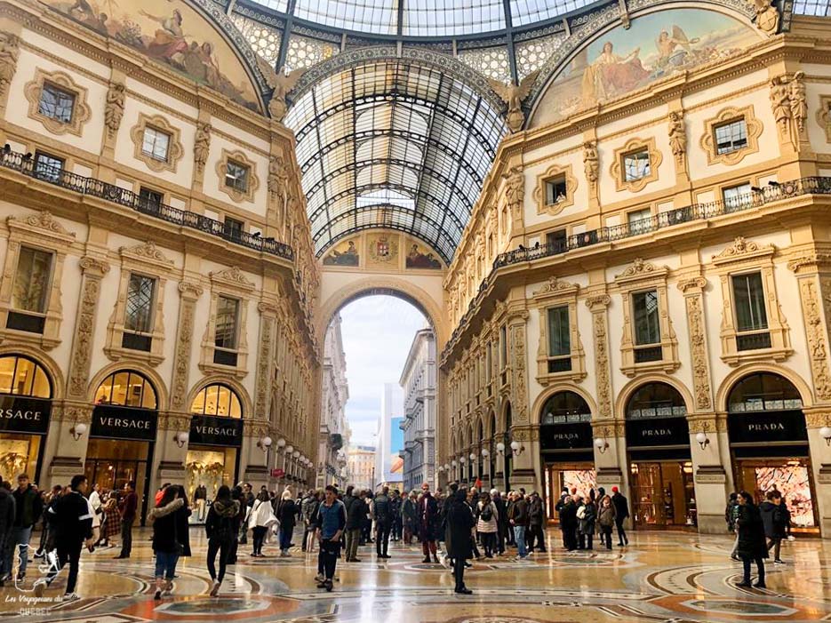 Galleria Vittorio Emanuele II de Milan dans notre article Visiter Milan en Italie : 8 incontournables de que voir et que faire en 3 jours #Milan #Italie #Europe #voyage