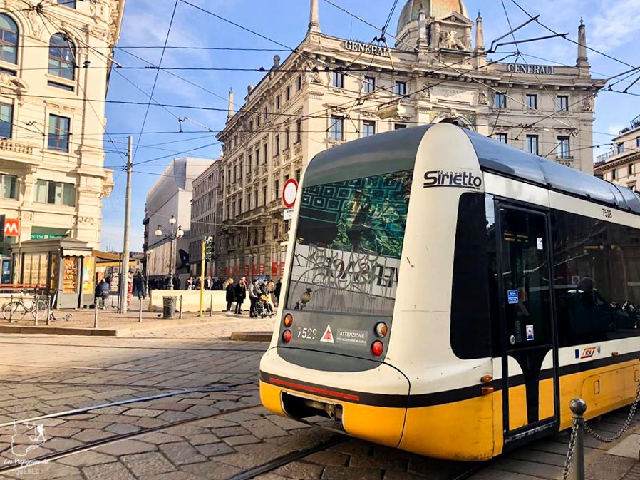 Tramway pour se déplacer à Milan dans notre article Visiter Milan en Italie : 8 incontournables de que voir et que faire en 3 jours #Milan #Italie #Europe #voyage