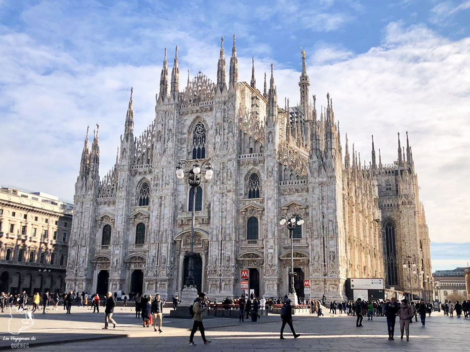 Cathédrale Duomo di Milano à Milan dans notre article Visiter Milan en Italie : 8 incontournables de que voir et que faire en 3 jours #Milan #Italie #Europe #voyage