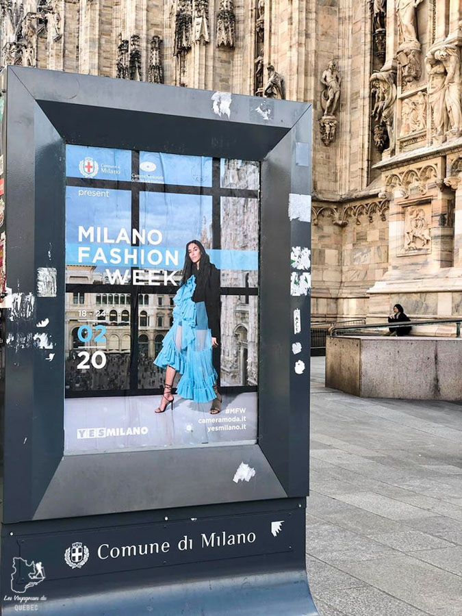 Fashion week de Milan dans notre article Visiter Milan en Italie : 8 incontournables de que voir et que faire en 3 jours #Milan #Italie #Europe #voyage