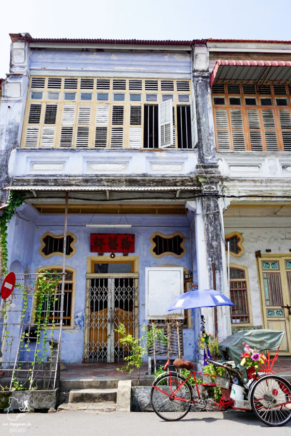 Shop house du Chinatown de Georgetown en Malaisie dans notre article Georgetown en Malaisie : Visiter Georgetown en 5 incontournables à ne pas manquer #georgetown #malaisie #asie #voyage