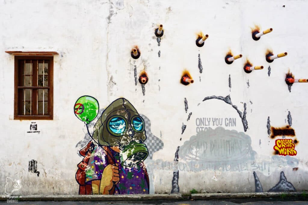 Street art à Georgetown en Malaisie dans notre article Georgetown en Malaisie : Visiter Georgetown en 5 incontournables à ne pas manquer #georgetown #malaisie #asie #voyage