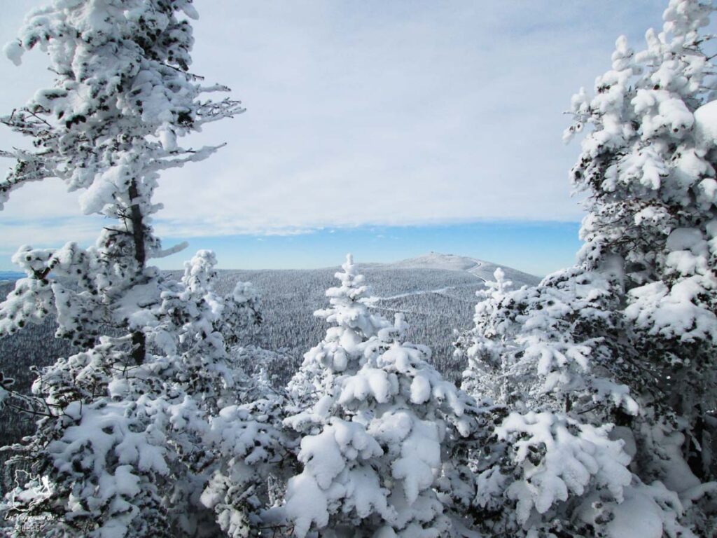Randonnée en raquettes au Mont-Mégantic dans notre article 10 activités hivernales au Québec : quoi faire au Québec en hiver #hiver #quebec #canada #activites