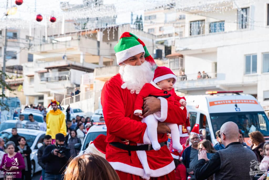 Parade de Noël à Nazareth en Israël dans notre article Noël en Terre sainte : 9 jours à visiter Israël et la Palestine durant les fêtes #noel #terresainte #israel #palestine