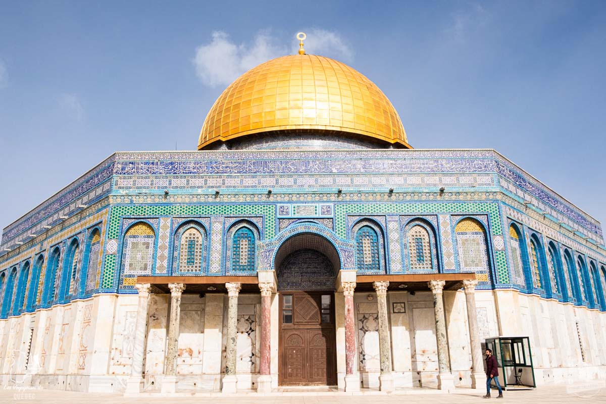 Dôme du Rocher à Jérusalem en Israël dans notre article Noël en Terre sainte : 9 jours à visiter Israël et la Palestine durant les fêtes #noel #terresainte #israel #palestine