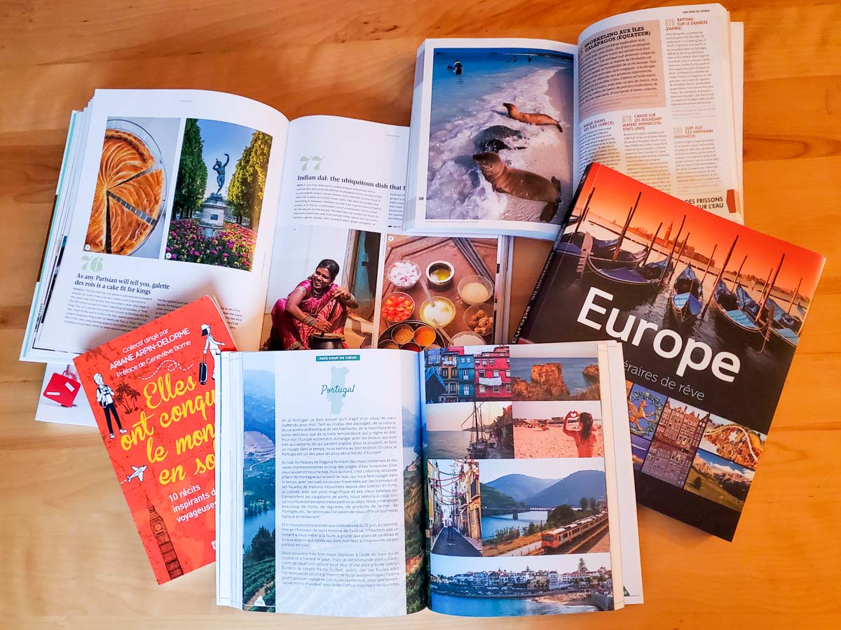 Lire des livres de voyage dans notre article Voyager par procuration : 10 manières de se sentir en voyage à la maison #voyager #voyage #chezsoi #procuration