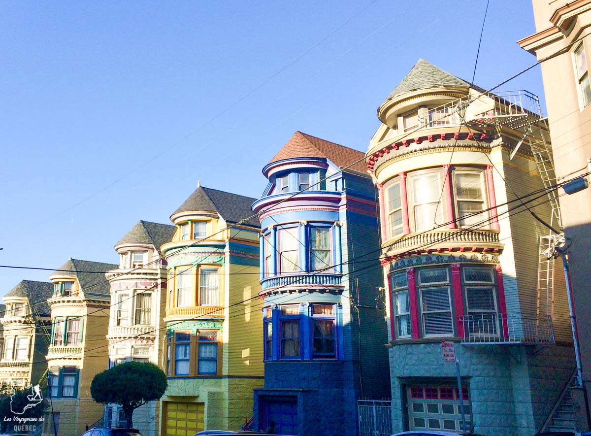Maisons victoriennes de San Francisco dans notre article Que voir à San Francisco aux USA : ma découverte de la ville en 7 jours #sanfrancisco #californie #usa #etatsunis #voyage