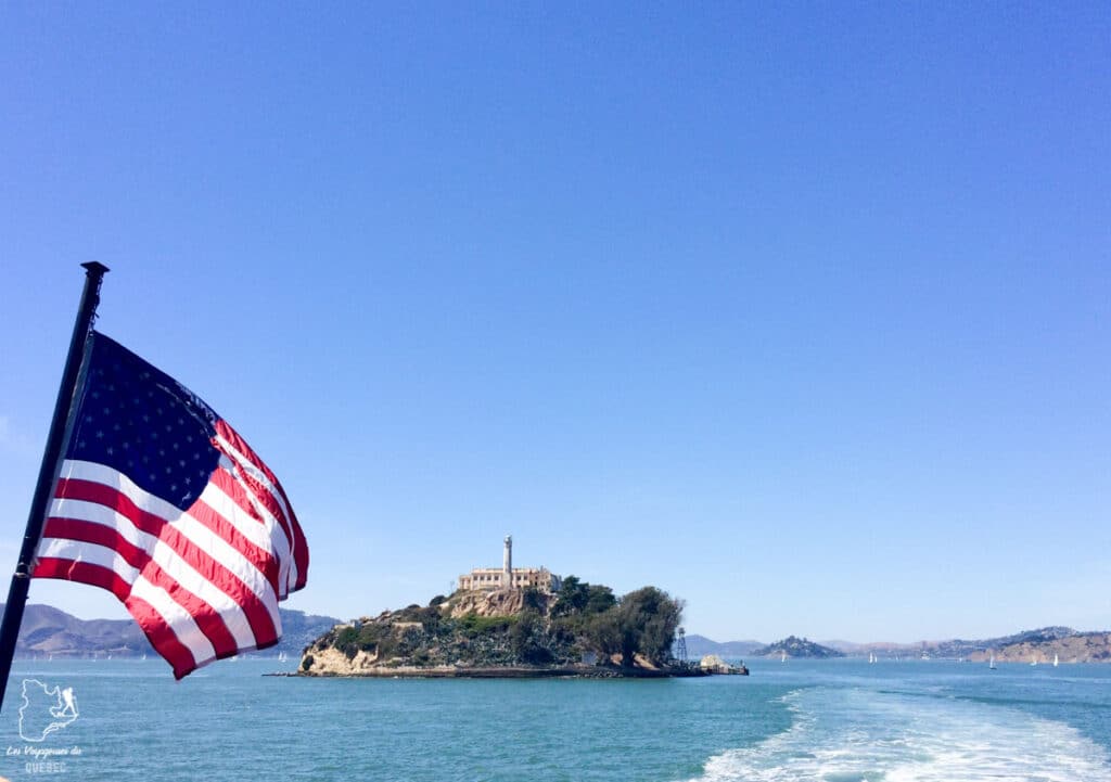 En bateau vers l'île d'Alcatraz dans notre article Que voir à San Francisco aux USA : ma découverte de la ville en 7 jours #sanfrancisco #californie #usa #etatsunis #voyage