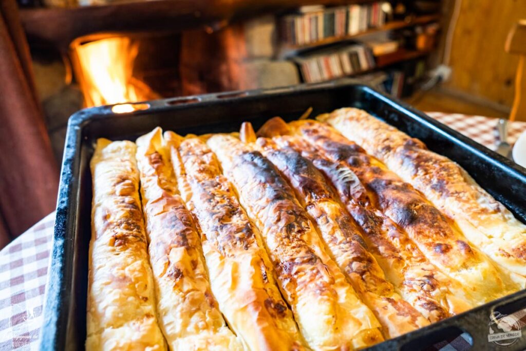 Banitsa, pâtisserie traditionnelle en Bulgarie dans notre article Visiter la Bulgarie : itinéraire et conseils pour 1 mois de voyage en Bulgarie #bulgarie #europe #europedelest #voyage