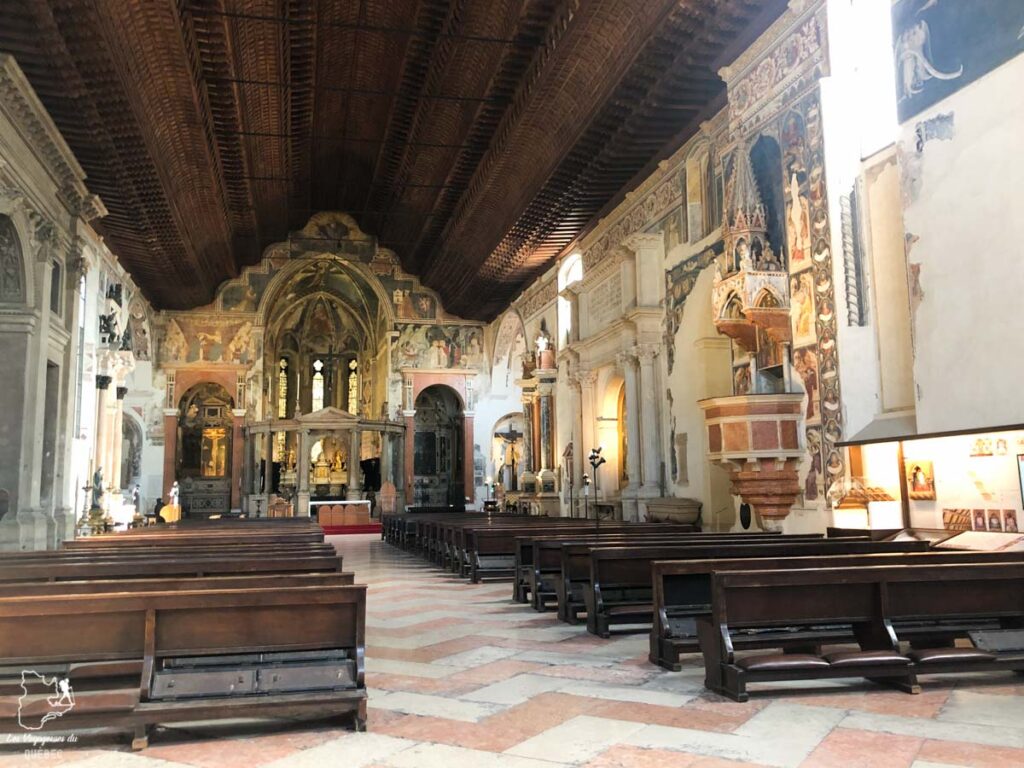 Église Chiesa di San Fermo Maggiore à Vérone dans notre article Visiter Vérone en Italie : mes incontournables de la ville de Roméo et Juliette #verone #italie #venetie #voyage #europe