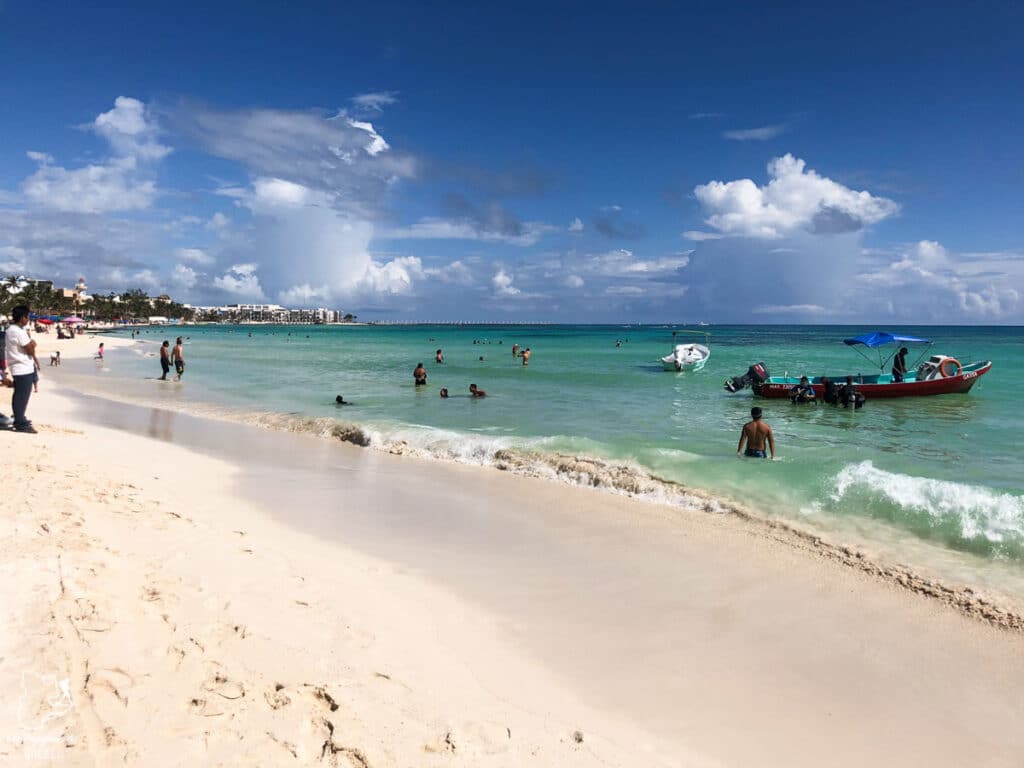 Playa Mamitas à Playa del Carmen au Mexique dans notre article Quoi faire à Playa del Carmen et dans le Quintana Roo au Mexique en indépendant #playadelcarmen #quintanaroo #mexique #voyage #caraibes #yucatan