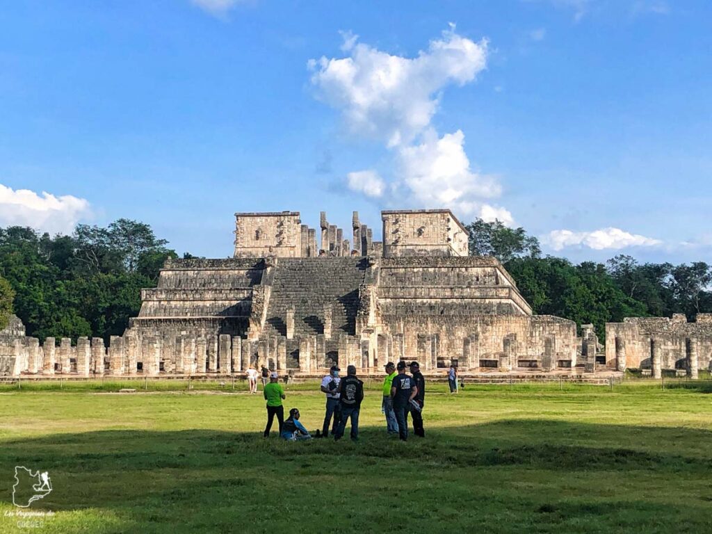 Architecture maya à Chichén Itzá au Mexique dans notre article Quoi faire à Playa del Carmen et dans le Quintana Roo au Mexique en indépendant #playadelcarmen #quintanaroo #mexique #voyage #caraibes #yucatan