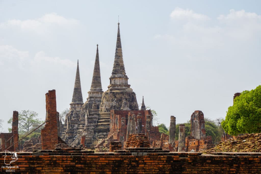 Temples d'Ayutthaya en Thaïlande dans notre article Premier séjour en Thaïlande : 10 incontournables en Thaïlande à voir et faire #thailande #asiedusudest #asie #voyage