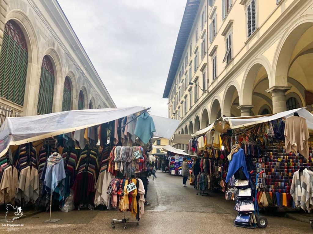 Marché Lorenzo à Florence dans notre article Visiter Florence en 5 jours : Que voir en 10 incontournables de Florence en Italie #florence #italie #europe #toscane #voyage