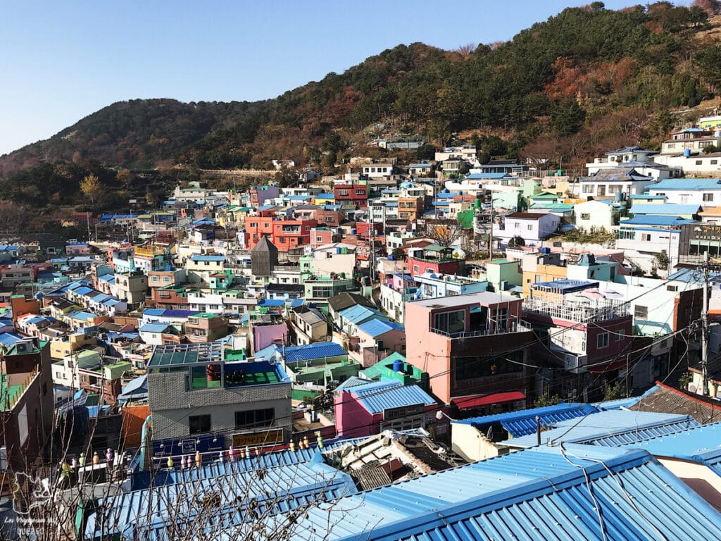 Vue depuis l’observatoire de Gamcheon à Busan dans notre article Visiter Busan en Corée du Sud : Quoi faire à Busan en 7 incontournables #coreedusud #asie #voyage #busan