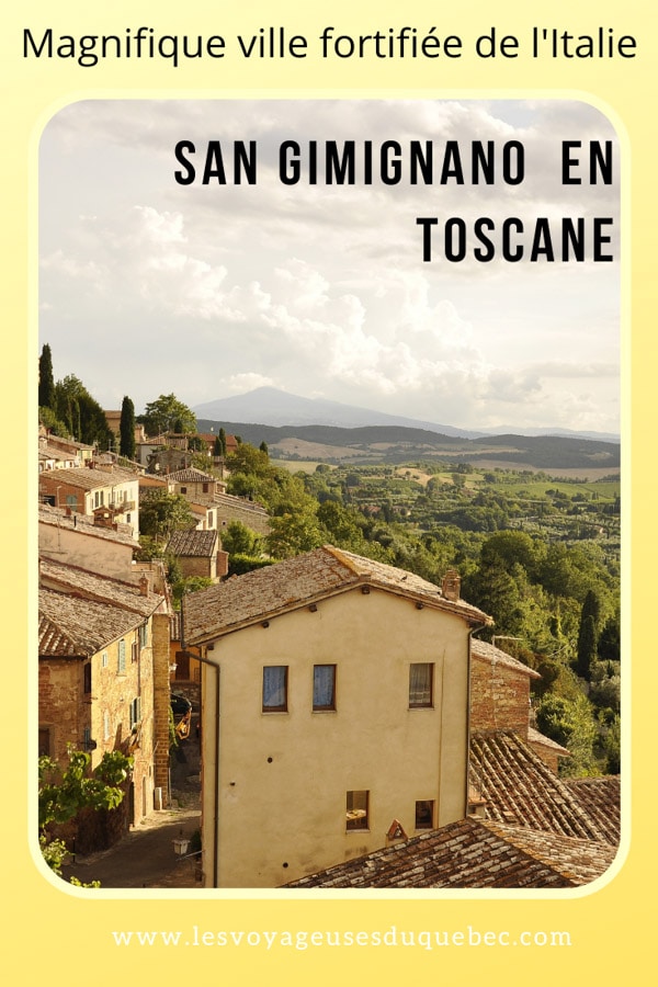 Mon weekend à visiter San Gimignano en Italie : Magnifique ville fortifiée de la Toscane #sangimignano #toscane #italie #unesco #voyage
