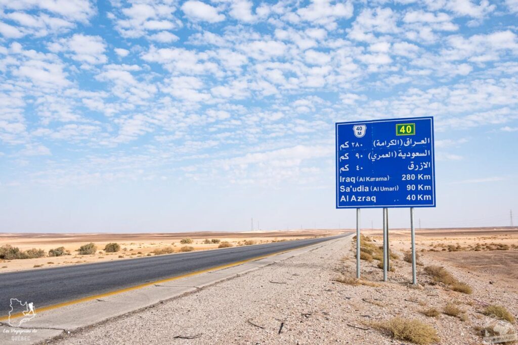 Frontière de la Jordanie et d'Irak dans notre article Visiter la Jordanie : Mon itinéraire de 2 semaines en road trip en Jordanie #jordanie #road trip #voyage