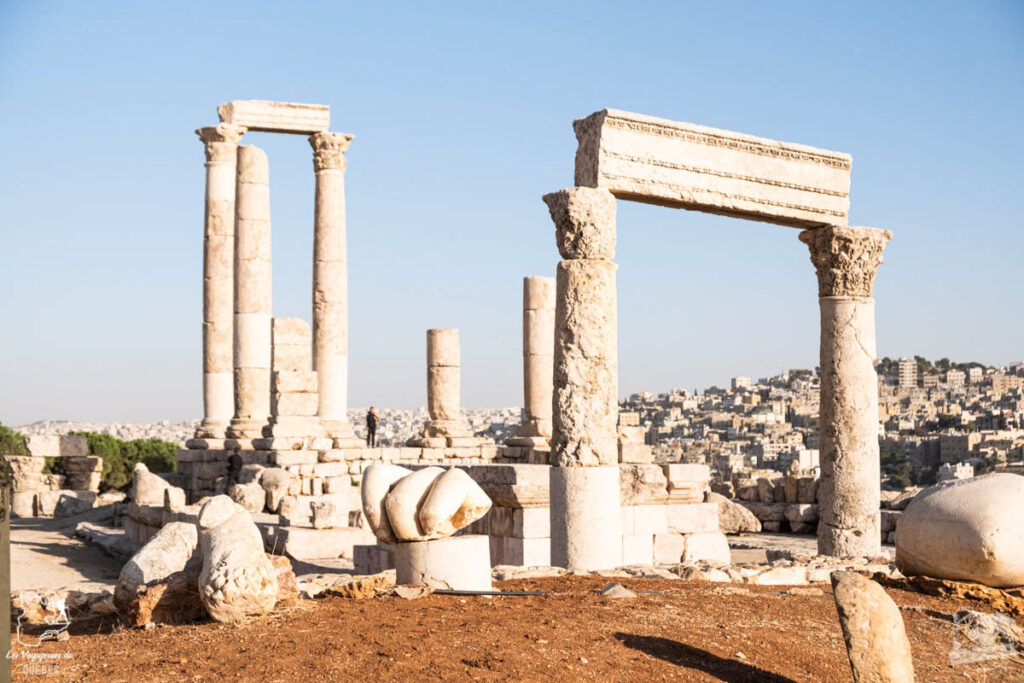 La citadelle Amman en Jordanie dans notre article Visiter la Jordanie : Mon itinéraire de 2 semaines en road trip en Jordanie #jordanie #road trip #voyage